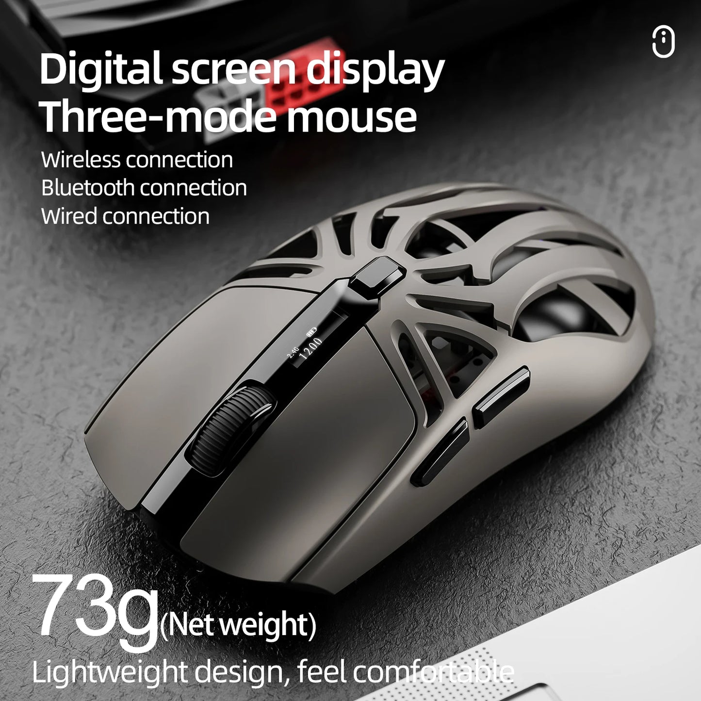 SMAILWOLF RS8 1000Hz Bluetooth Mouse