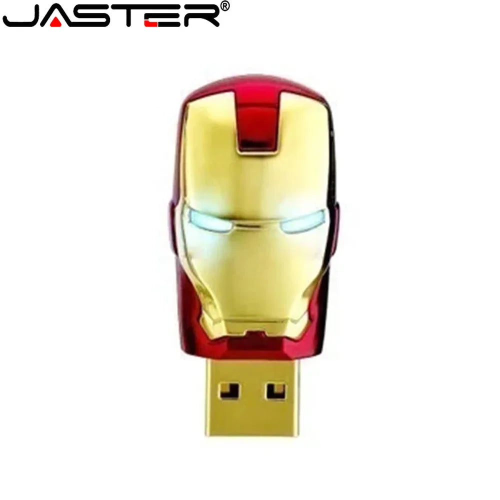 JASTER Metal Head LED USB Flash Drive