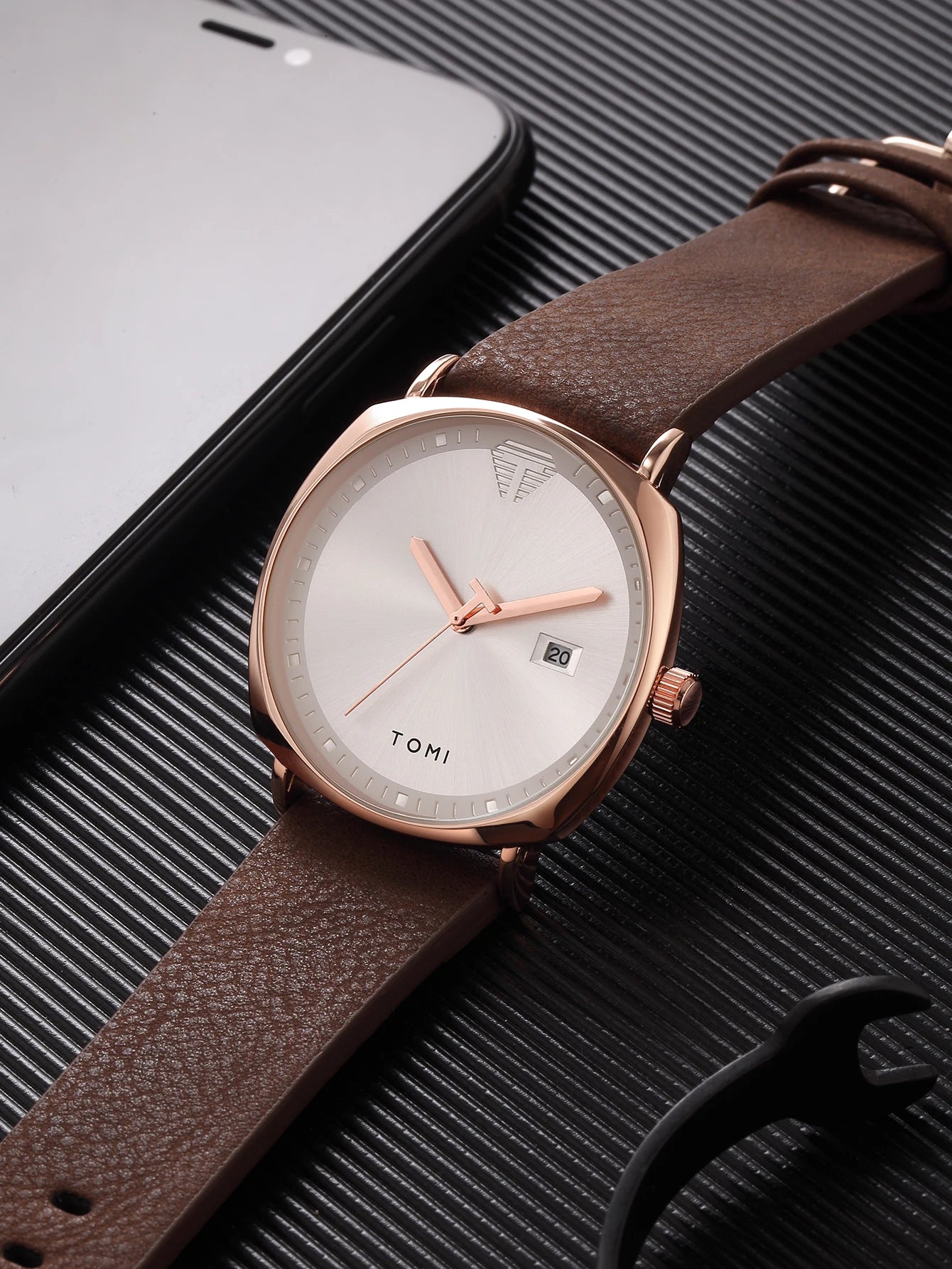 TOMI New 2PCS Luxury Business Men Watch