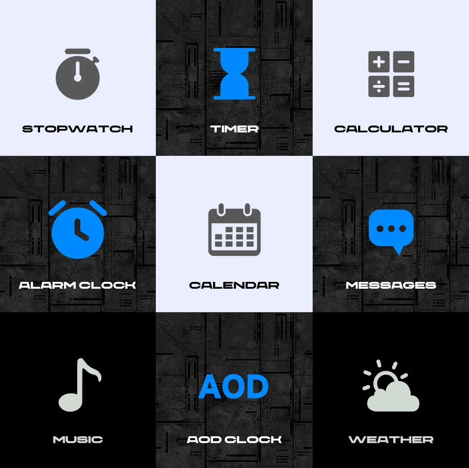 AMOLED Screen Men's Smartwatch