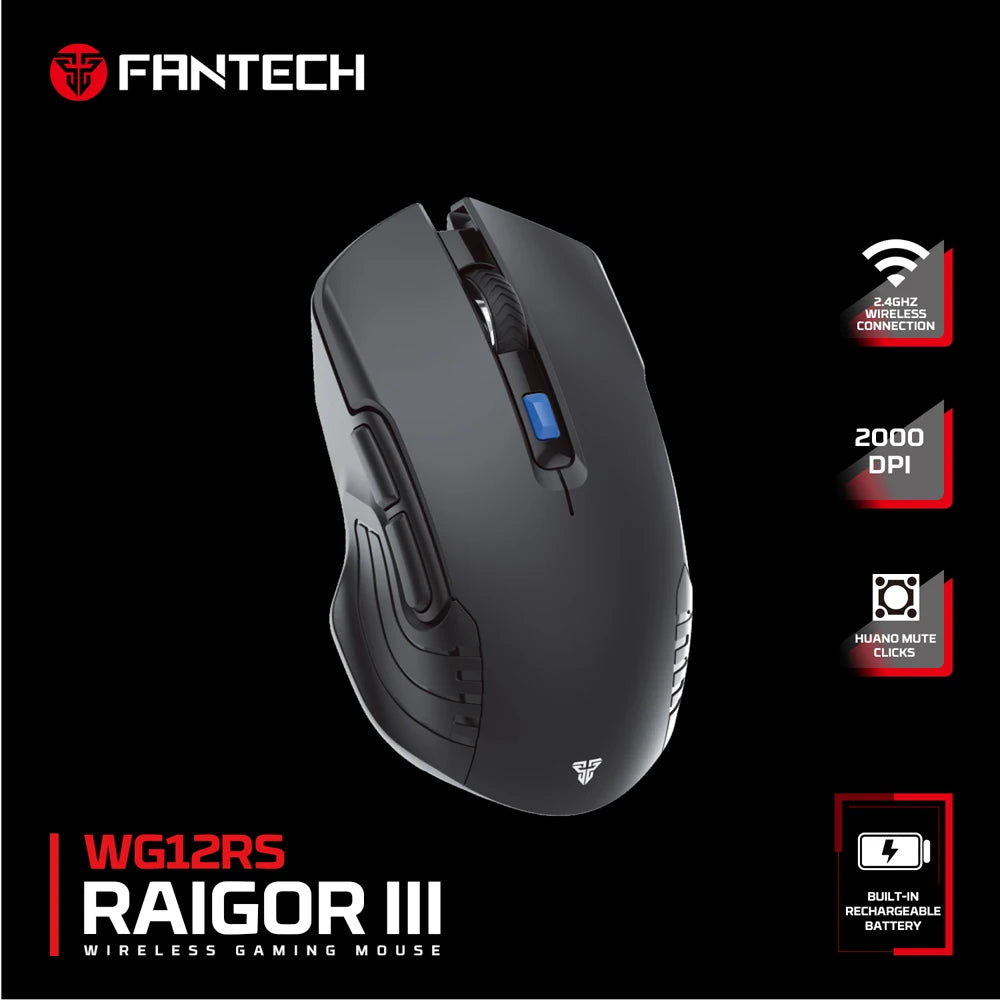 FANTECH RAIGOR III WG12R Wireless Mouse
