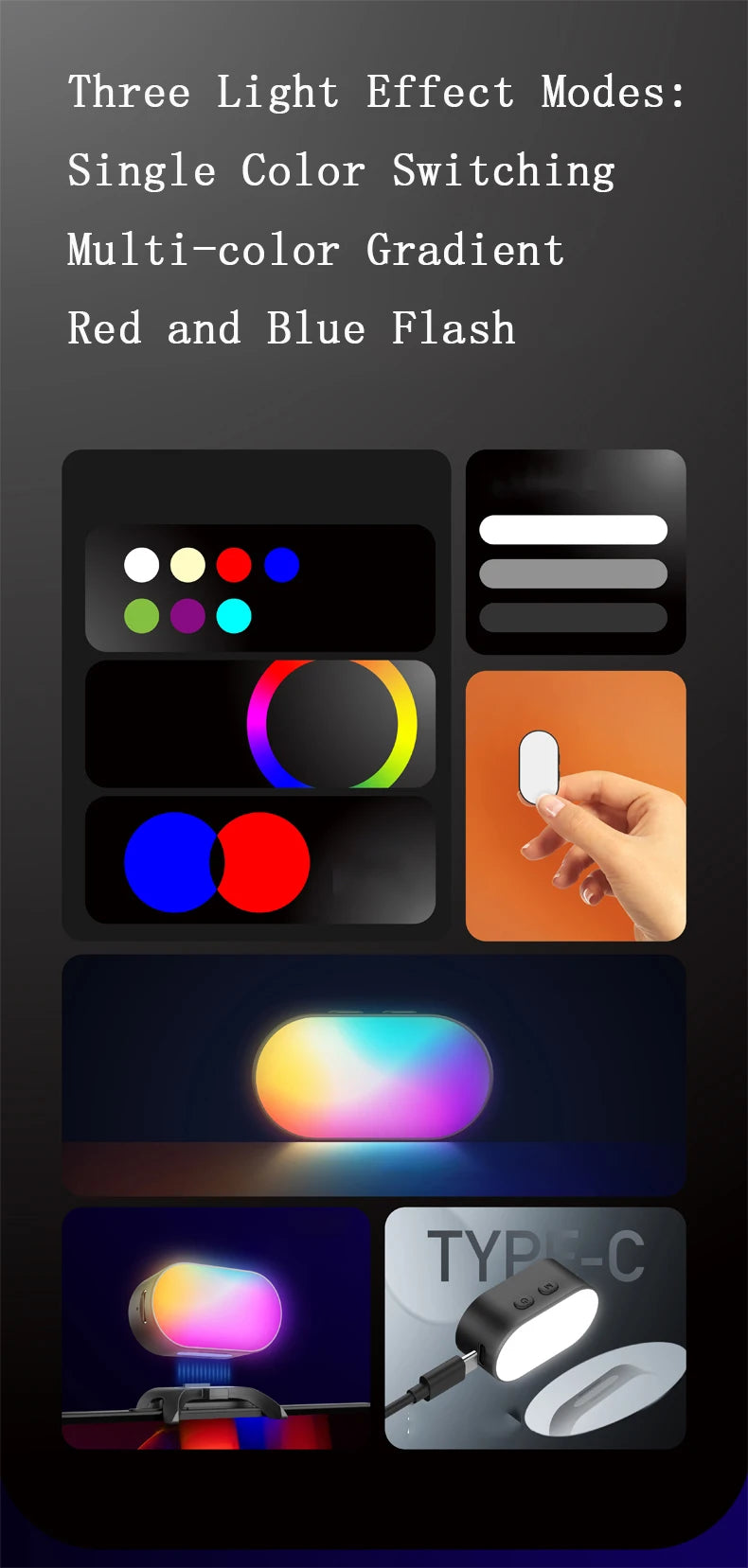 RGB Magnetic Fill Light