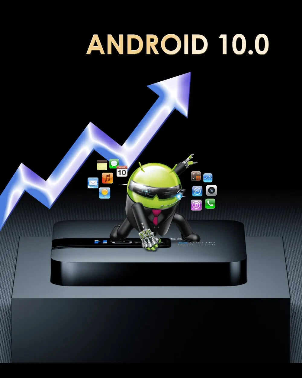 H20PRO Smart Android 10 TV Box