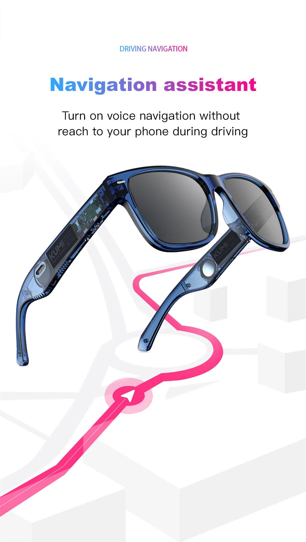 KUMI Meta V1 Smart Glasses