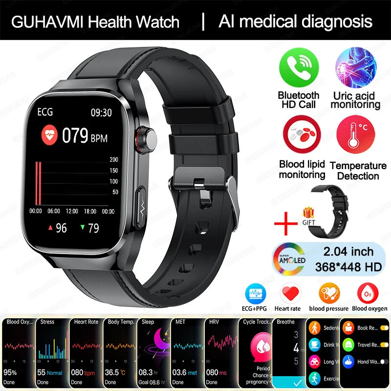 Uric Acid Body Fat Smartwatch