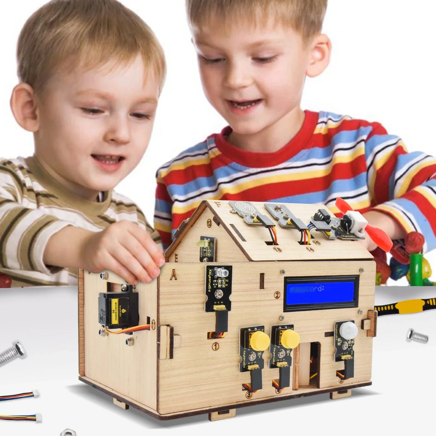 Keyestudio Smart IOT Home STEM Programming Kit for Kids