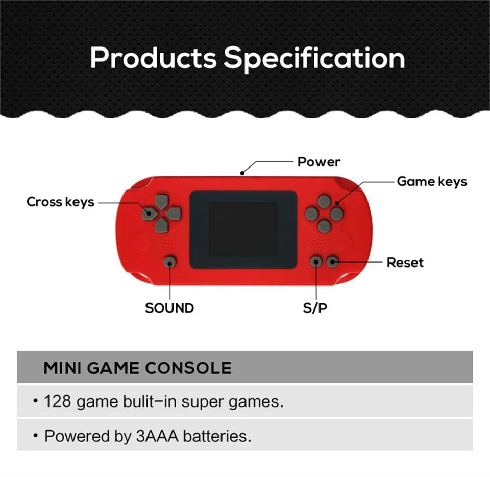 GAMINJA GC31 Retro Portable Mini Handheld Video Game Console