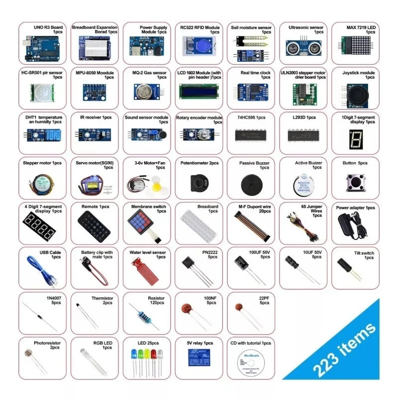 Full Version Starter Learning Kit for Arduino Programming Project