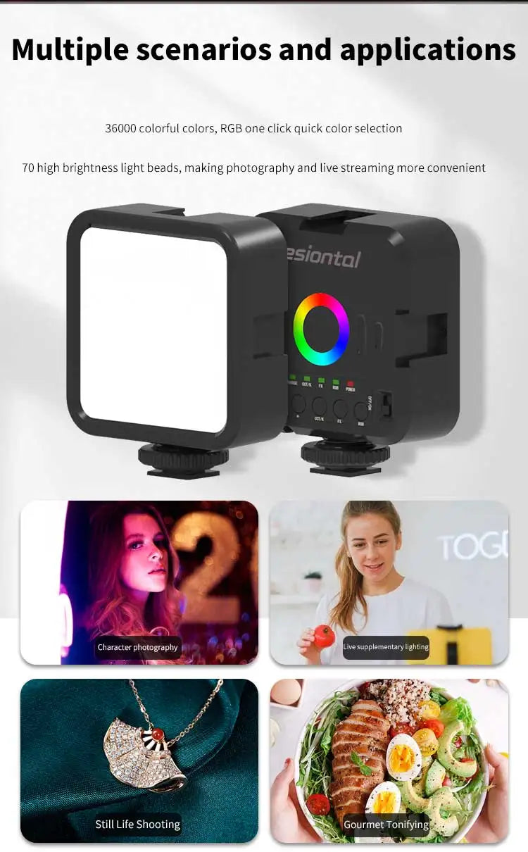 Mini RGB Fill Light Live Photography LED