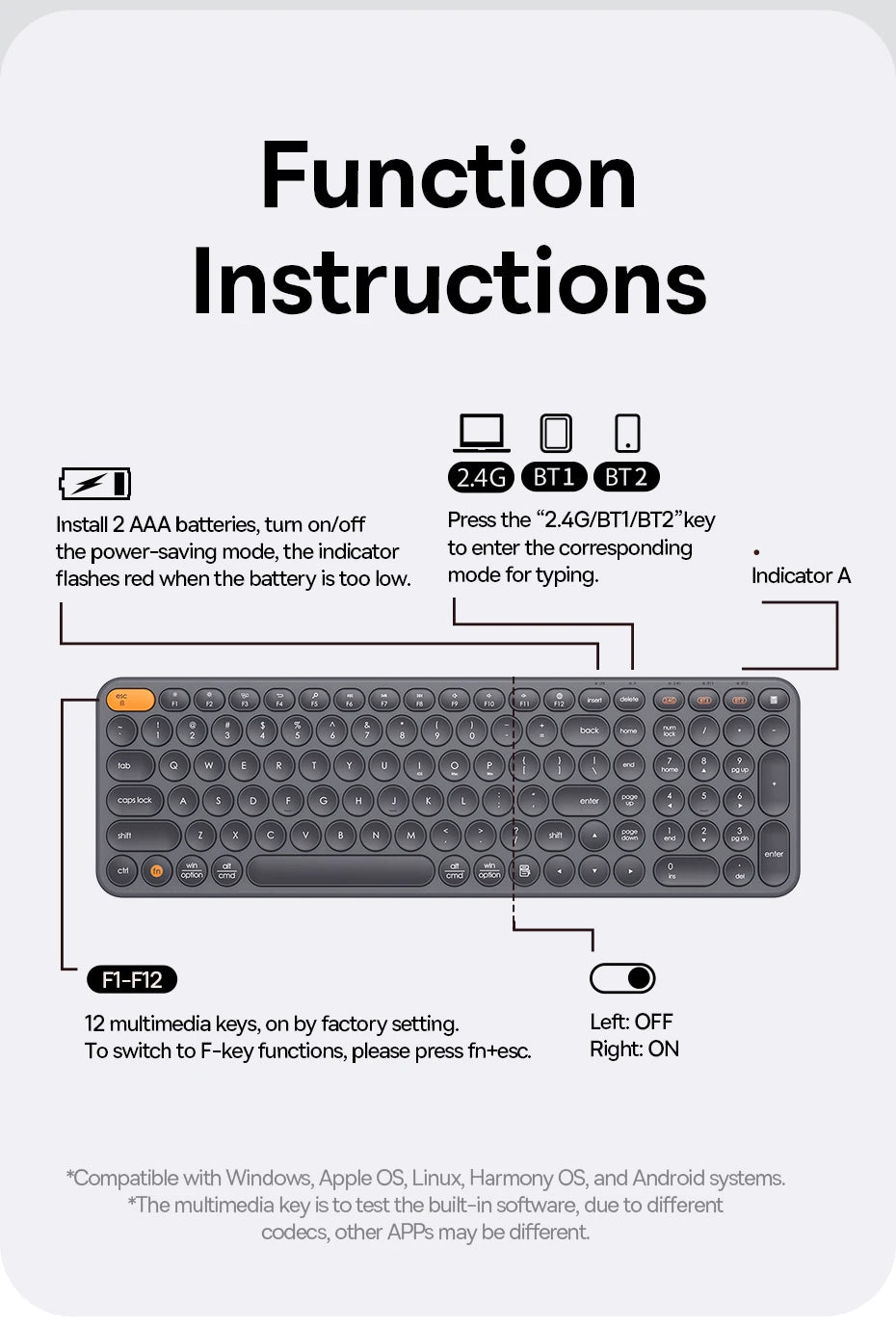 Baseus Wireless Keyboard