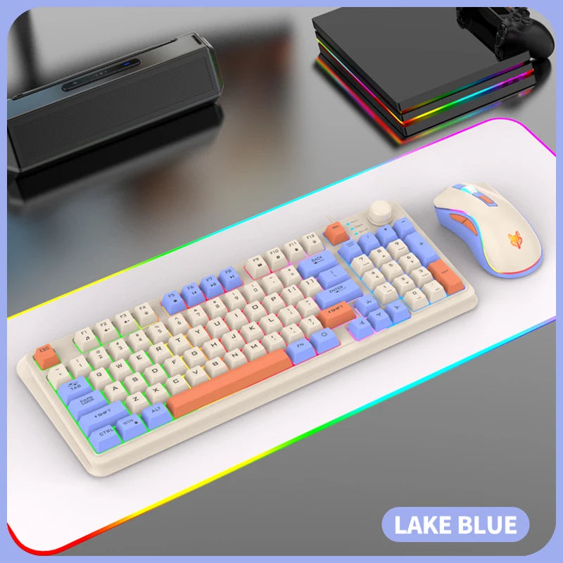USB Wired High Performance Keyboard Mouse Set