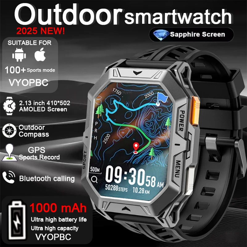 AMOLED Screen Men's Smartwatch