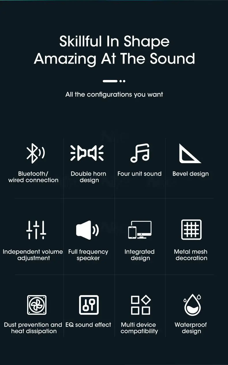 Bluetooth PC Speakers