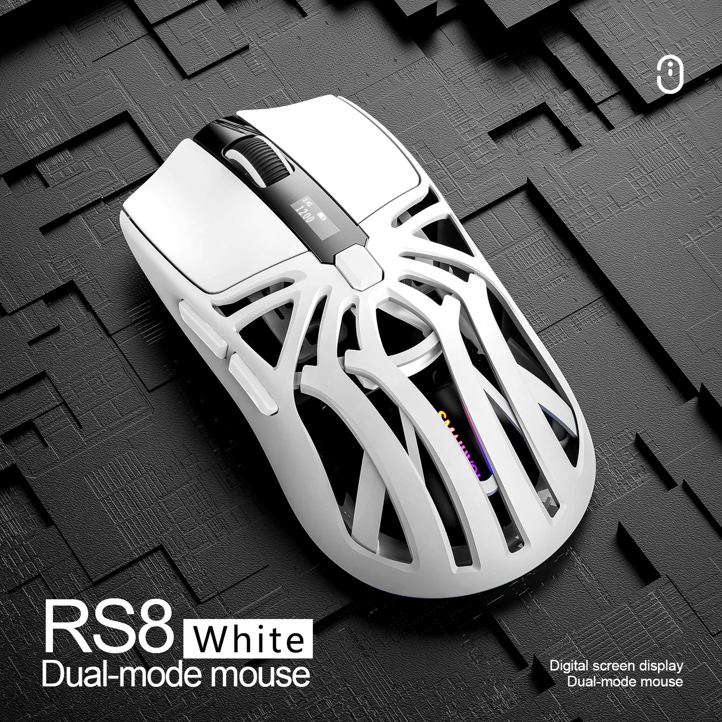 SMAILWOLF RS8 1000Hz Bluetooth Mouse