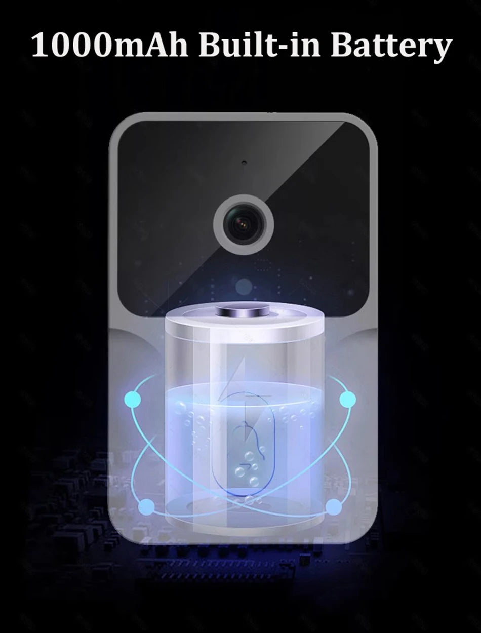 Mirixi Wireless 4.3 Inch IPS Video Doorbell with Camera