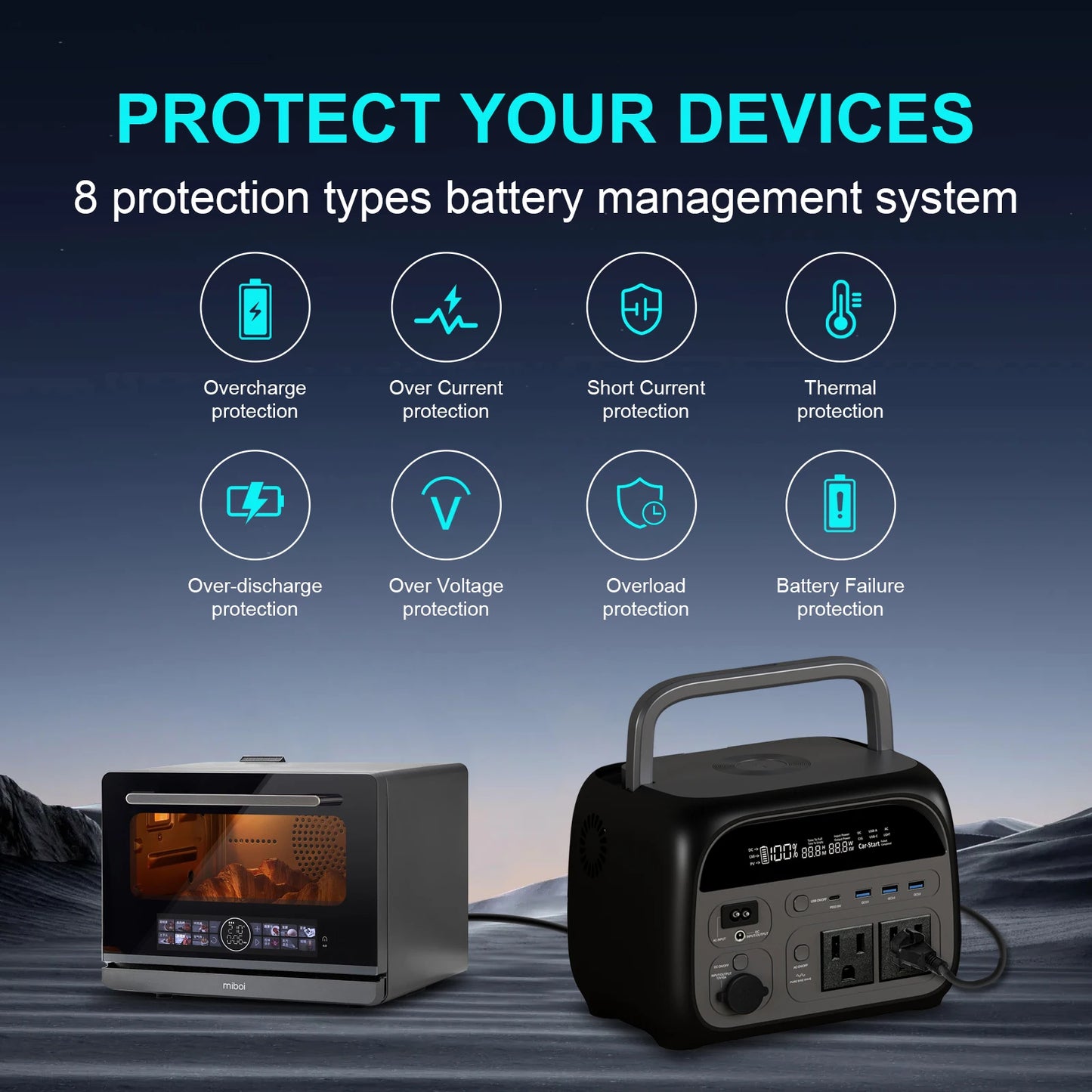 500W Portable Power Station