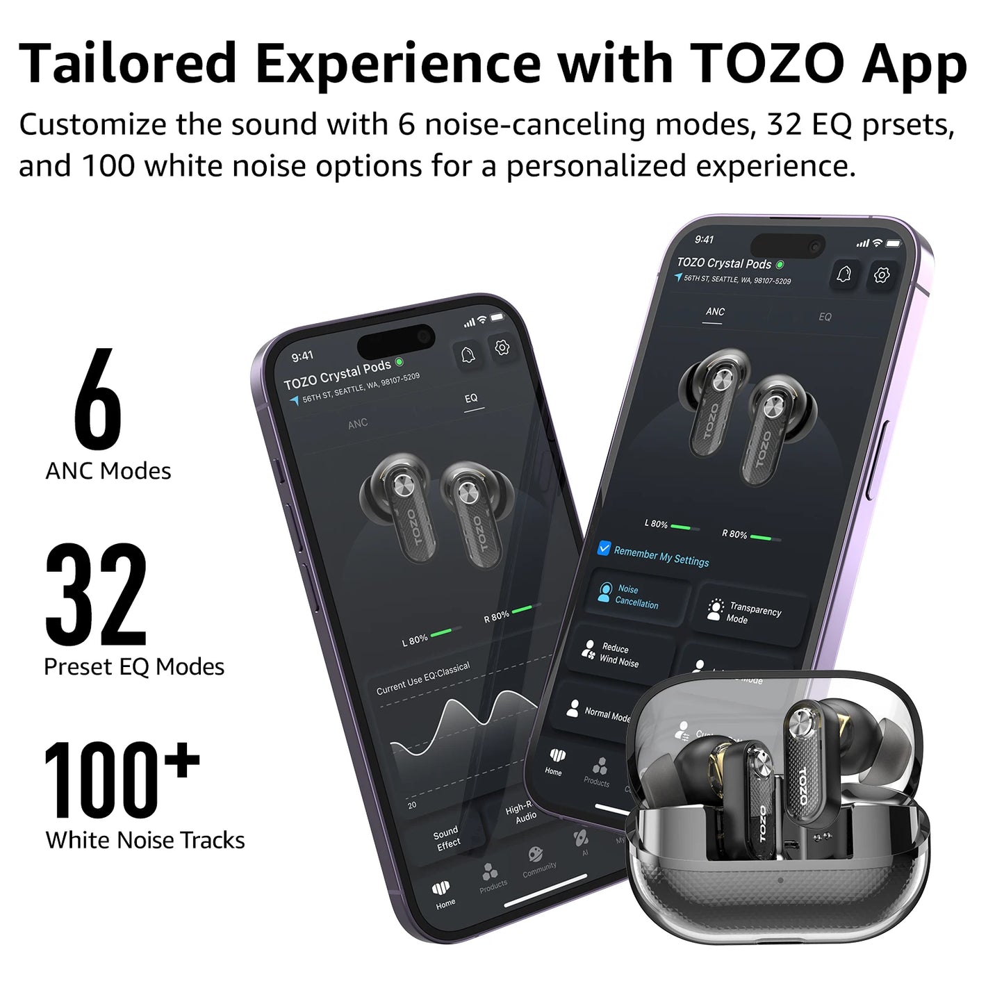 TOZO Bluetooth In-ear Earbuds