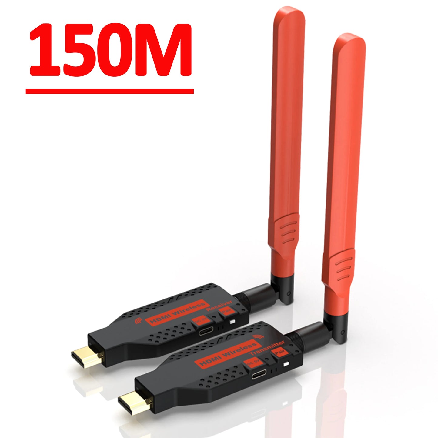 1080P 150m Wireless HDMI Extender 1 TX to 4 Splitter