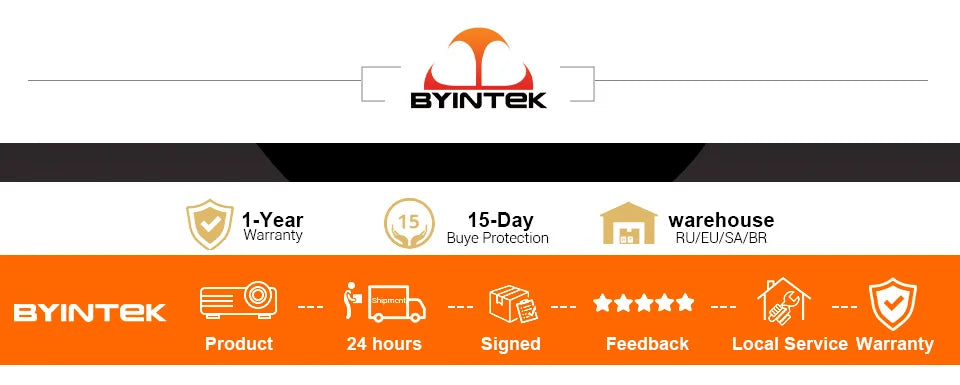 BYINTEK Household Theater Projector