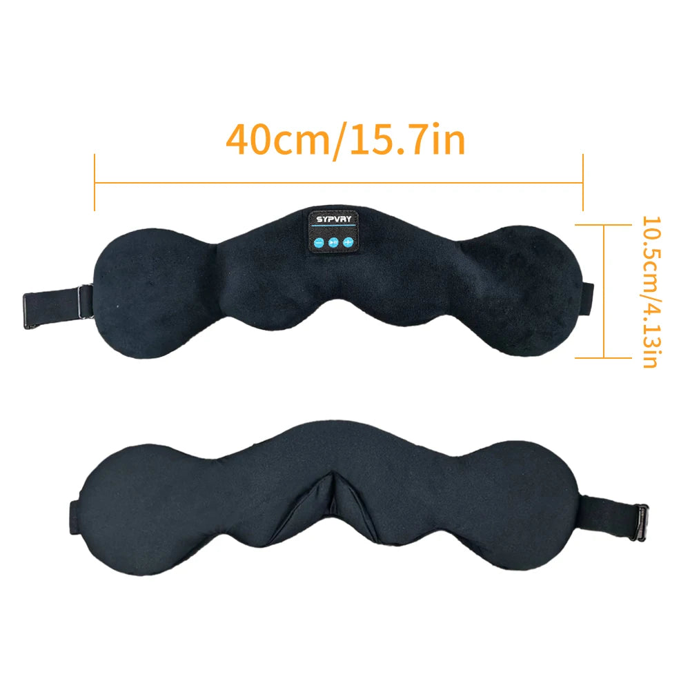 Bluetooth Headband Eye Mask with Earplugs