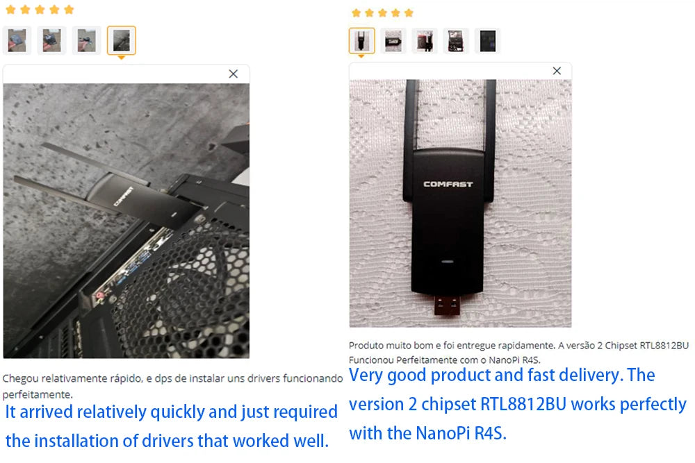 COMFAST 1300Mbps USB Wifi Adapter