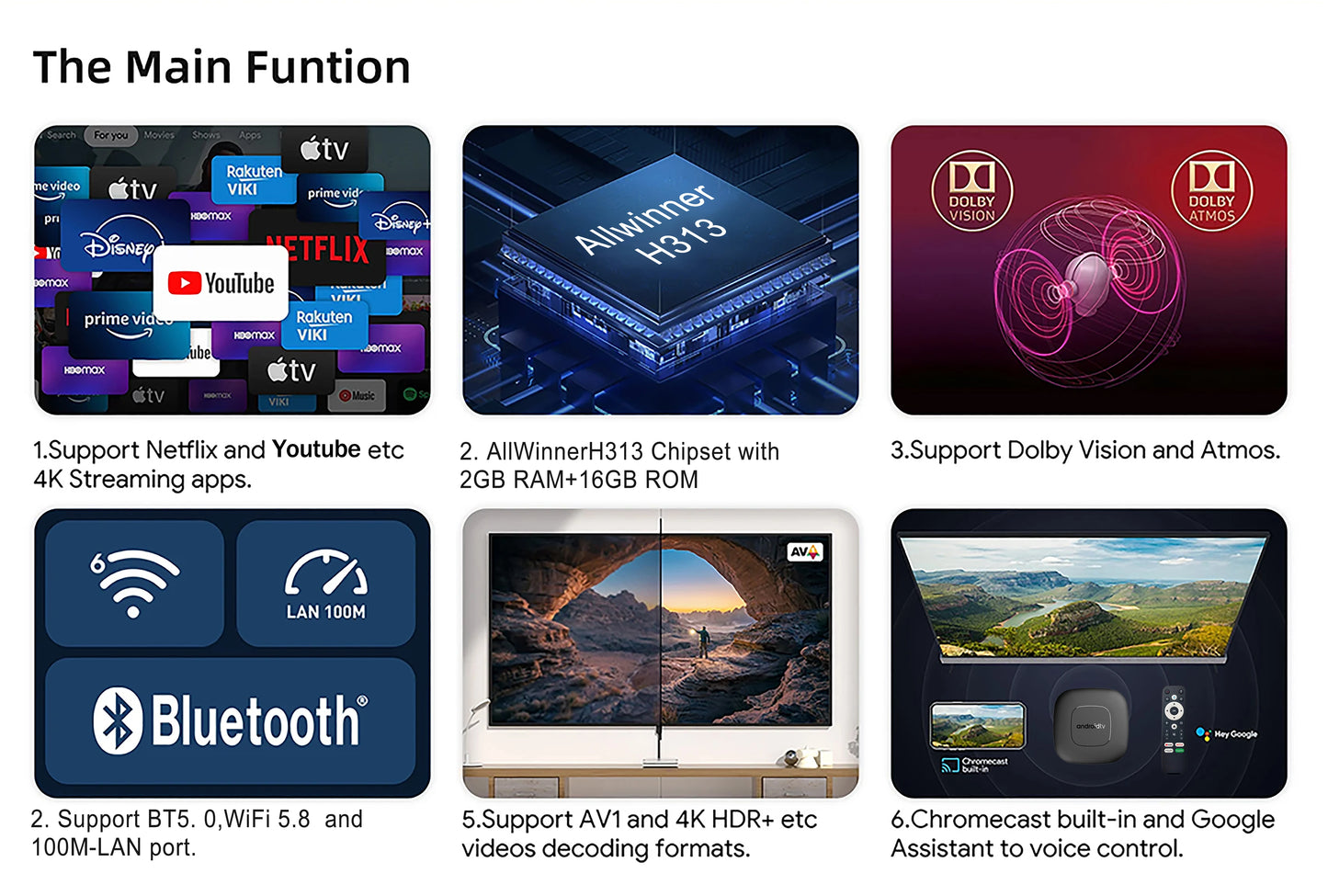 Smart TV Box Streaming Media Player
