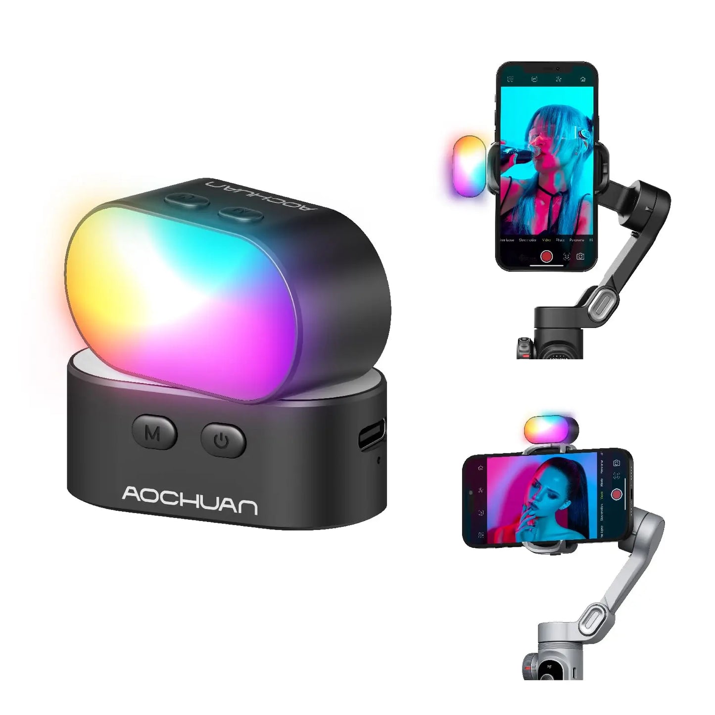 AOCHUAN RGB Magnetic Fill Light