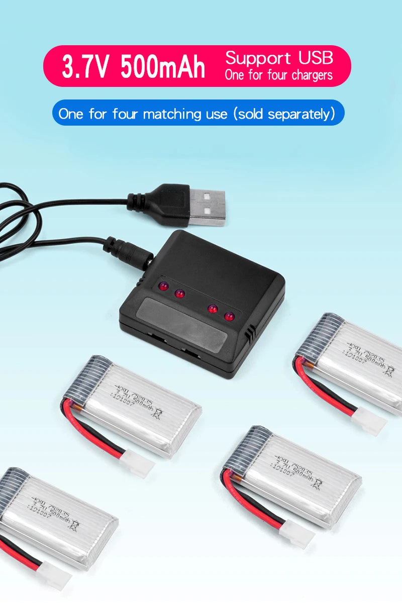 3.7V 160mAh 250mAh 300mAh 500mAh RC Palne Rechargeable lipo Battery for Remote Control FX620 FX820 F22 SU57 Mige530 Airplanes