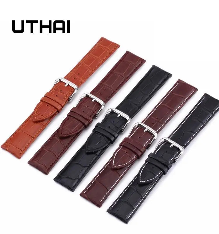 UTHAI Z08 Watch Band cowhide Strap accessories