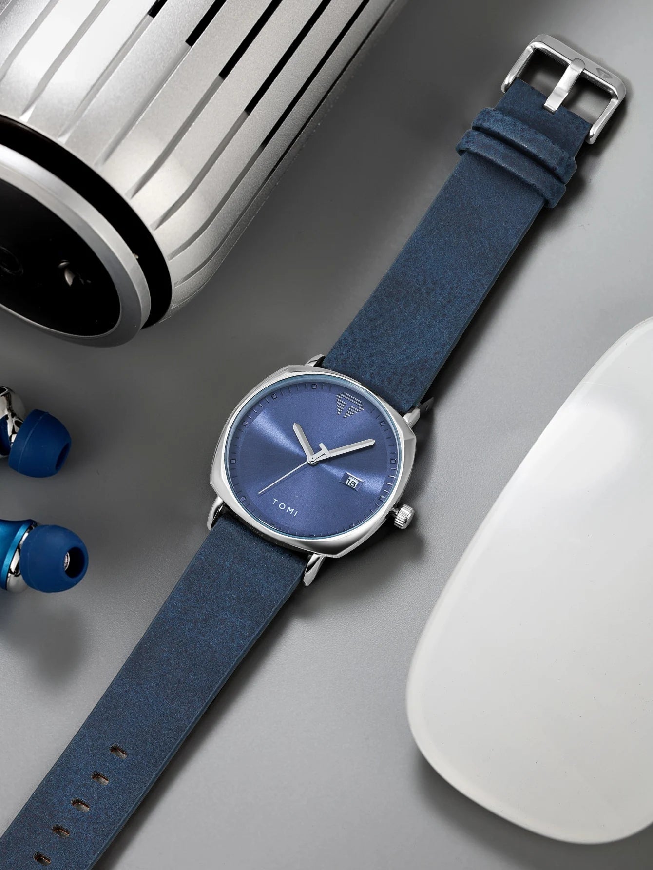 TOMI New 2PCS Luxury Business Men Watch