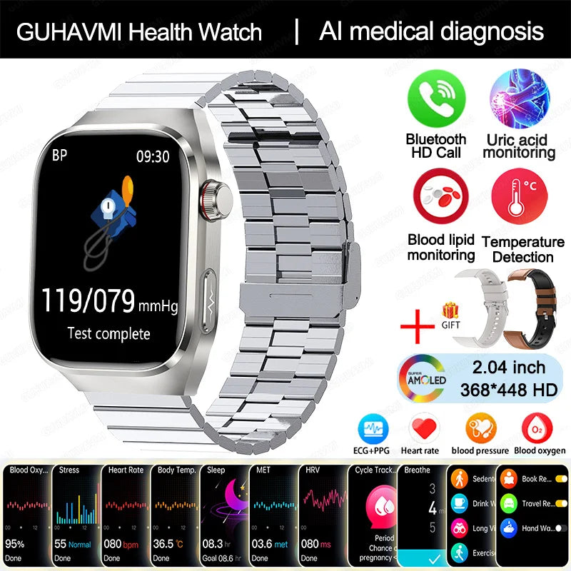 Uric Acid Body Fat Smartwatch