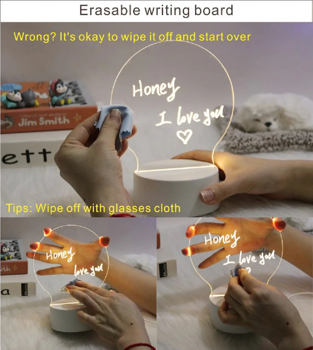 Changing Screen Board Night Lamp