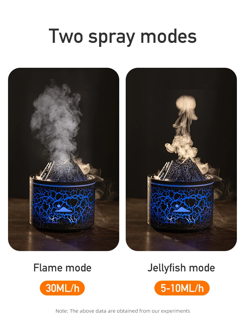 Volcanic Lava Jellyfish Aromatherapy Flask