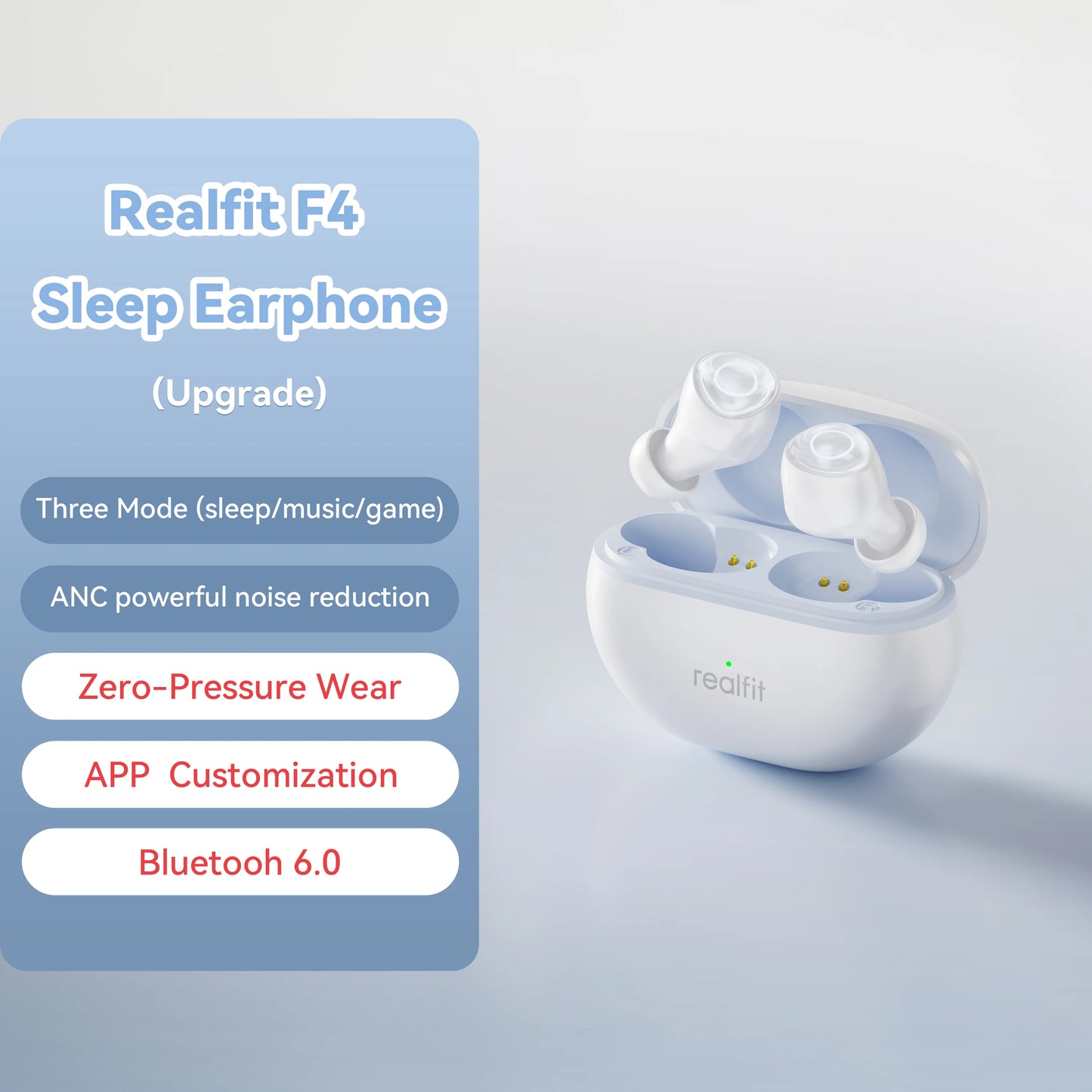 Realfit F4 Sleep Earphones