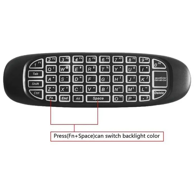 C120 RGB 7 Air Mouse & Keyboard Remote Control