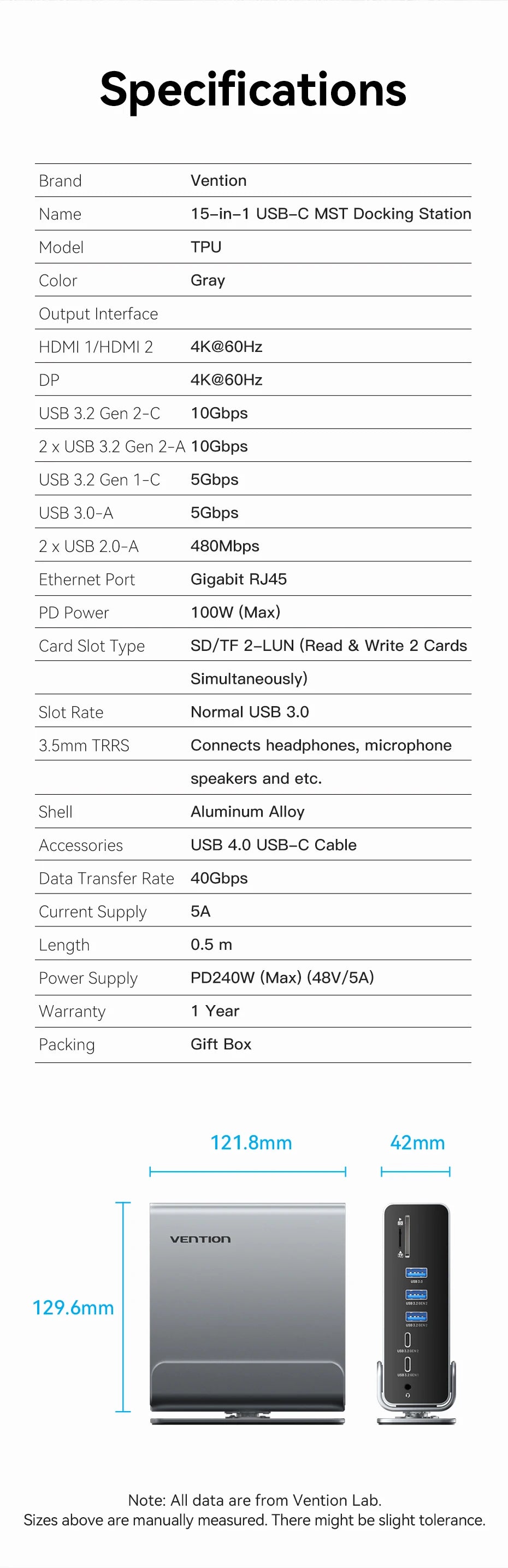 USB C Docking Station