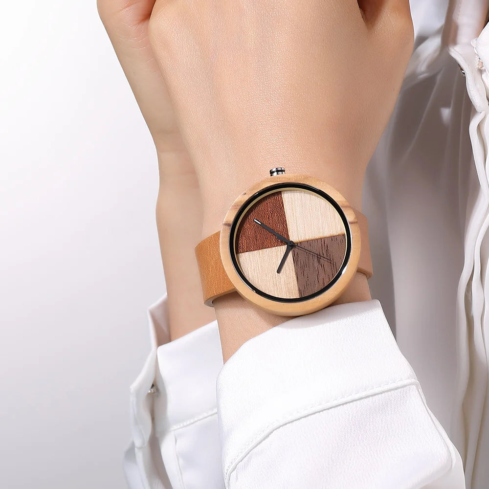 Casual Quartz Wooden Watch