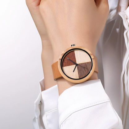 Casual Quartz Wooden Watch