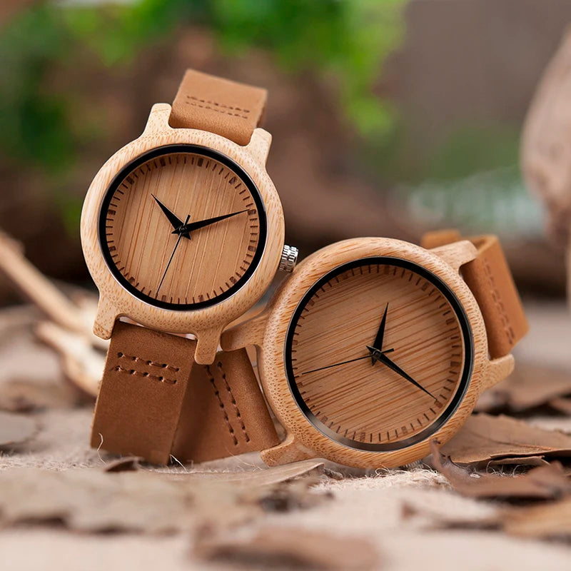 BOBO BIRD Wooden Analog Wristwatche