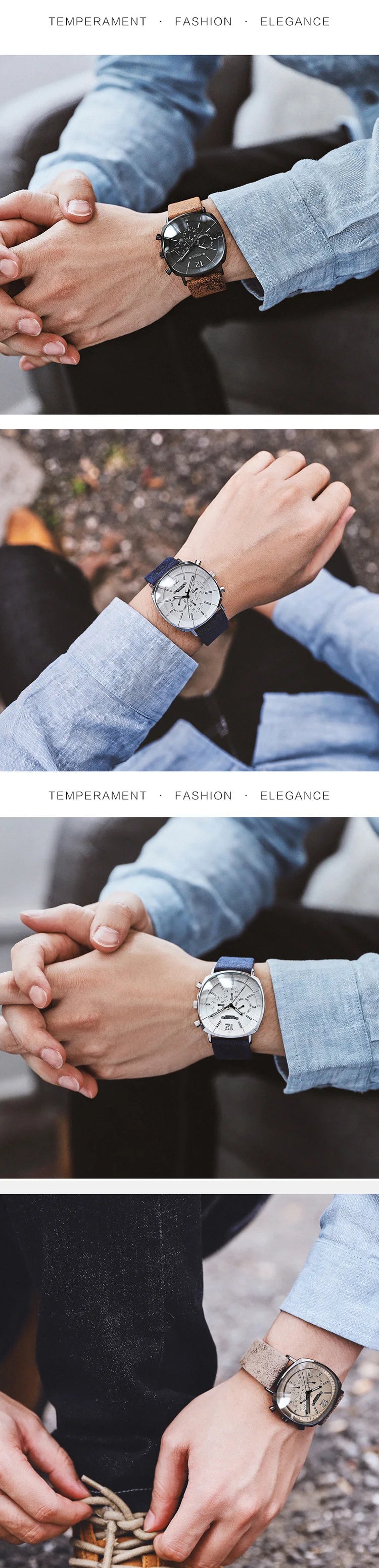 Real Functions Japan Mov't Men's Watch