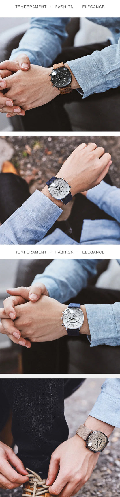 Real Functions Japan Mov't Men's Watch