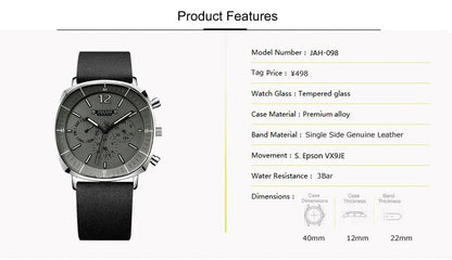 Real Functions Japan Mov't Men's Watch