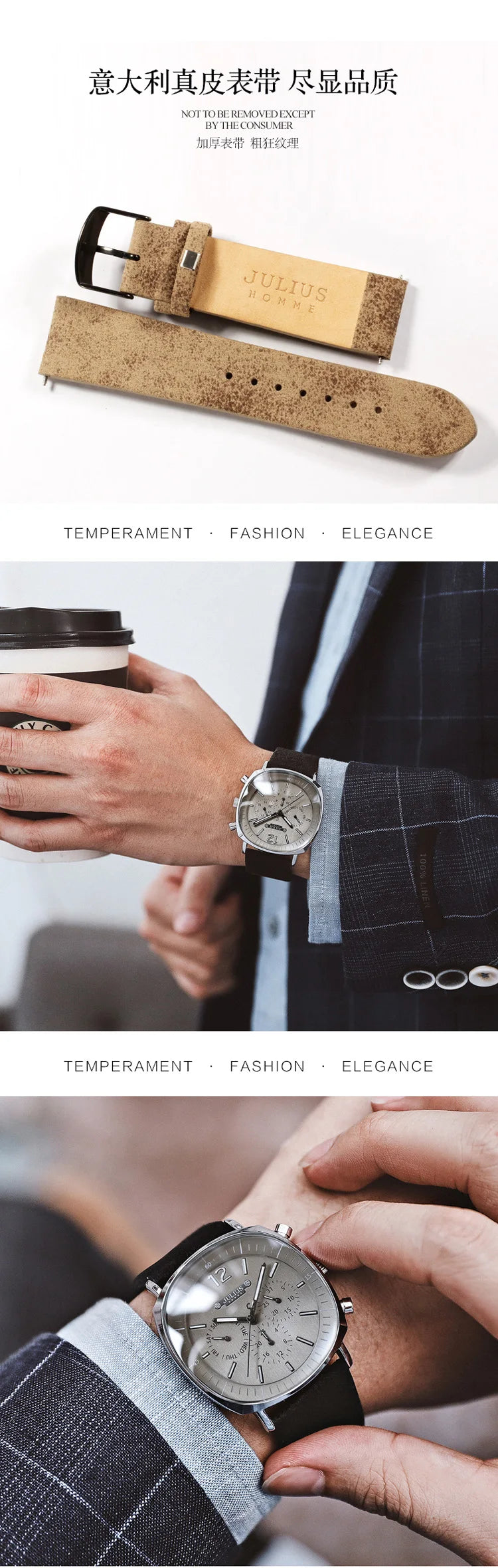 Real Functions Japan Mov't Men's Watch