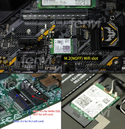 Dual Band AX210 Bluetooth WiFi Card