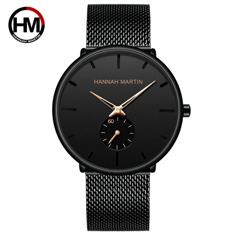 Hannah Martin Stainless Steel Mesh Watch