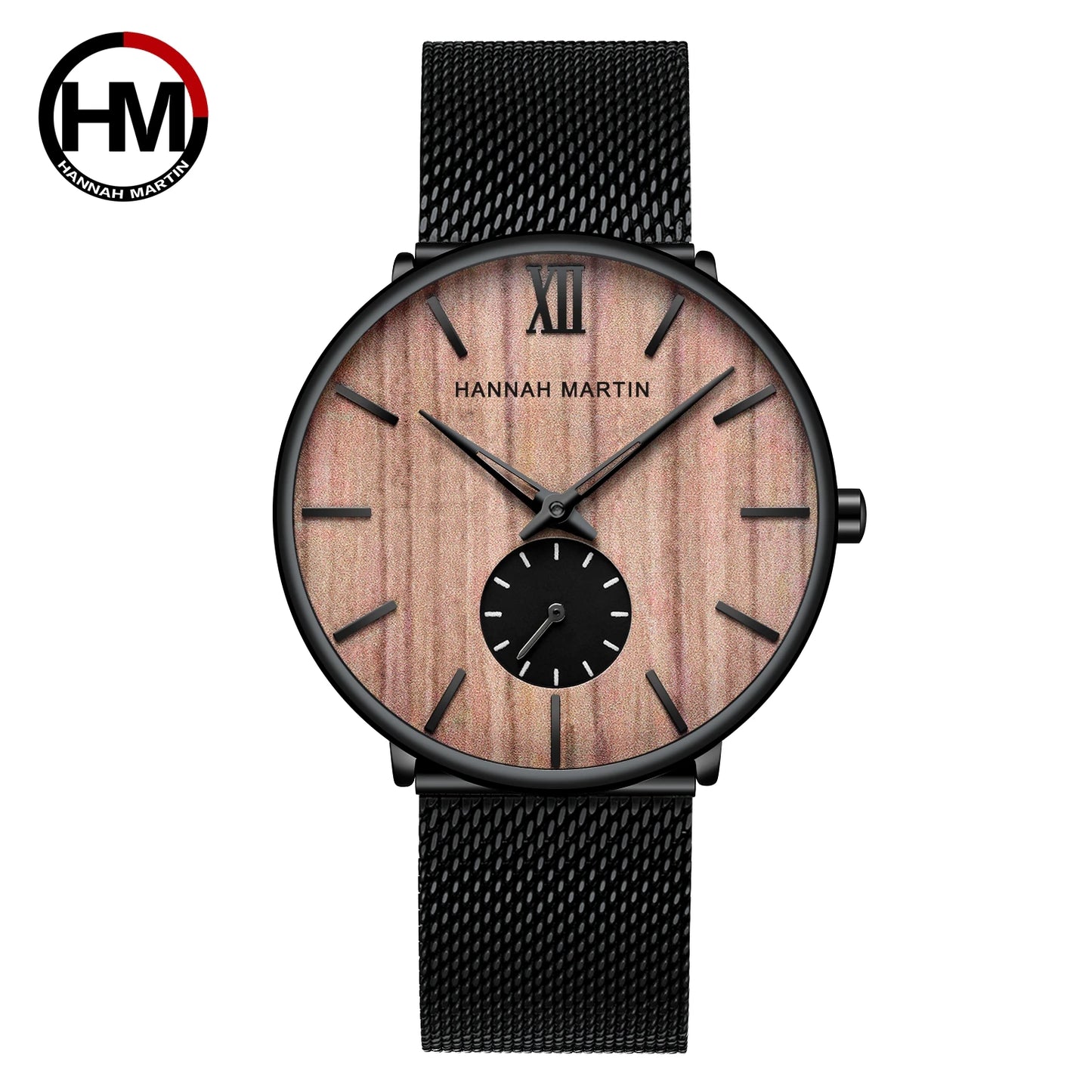 Hannah Martin Stainless Steel Mesh Watch