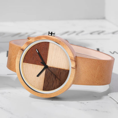 Casual Quartz Wooden Watch
