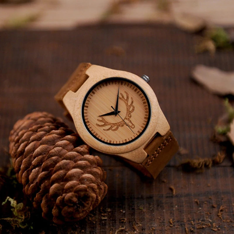 BOBO BIRD Unisex Bamboo Watch