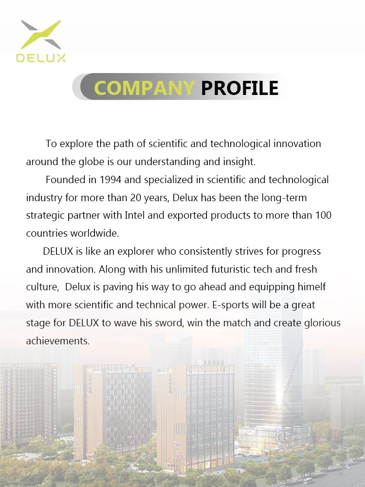 Delux M618 BU Ergonomic Vertical Mouse