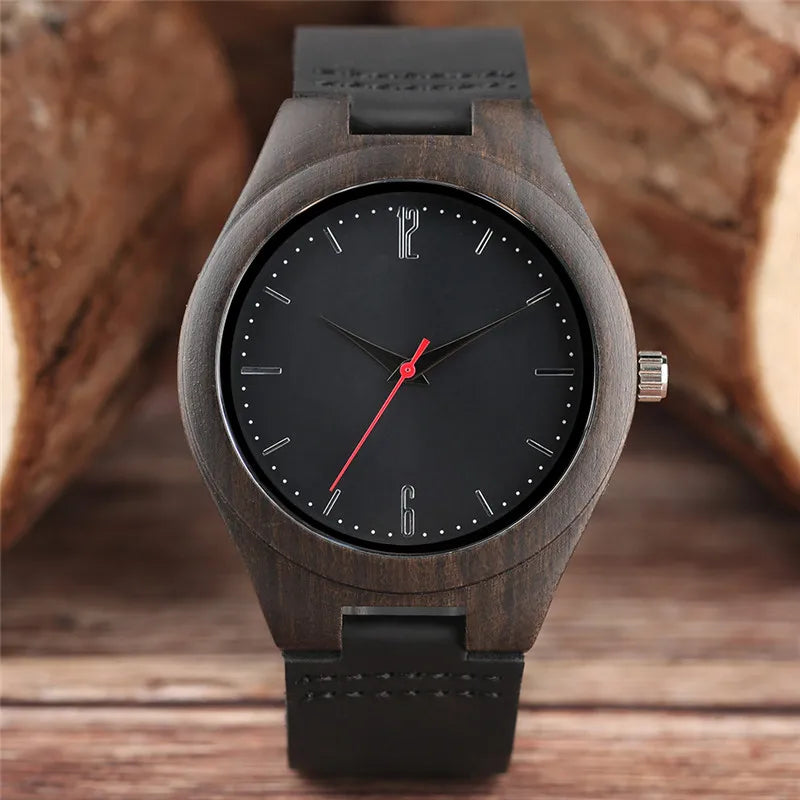 Dark Wooden Luxury Watch